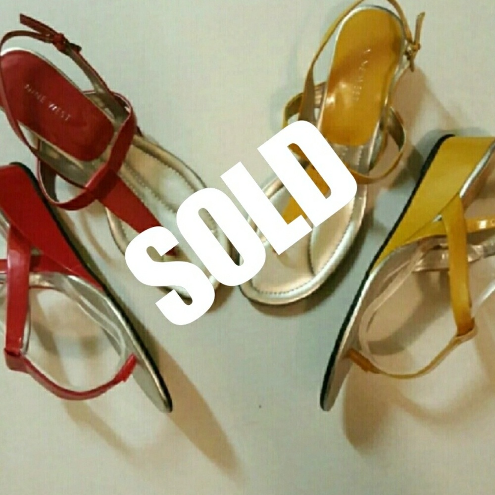 🆕2 Pair of Nine West Sandles